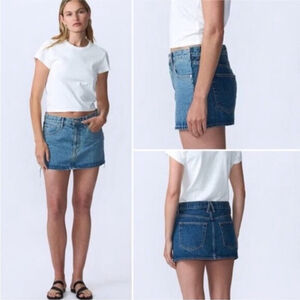 NWT SLVRLAKE 28 ReWorked Mini Skirt Great Divide